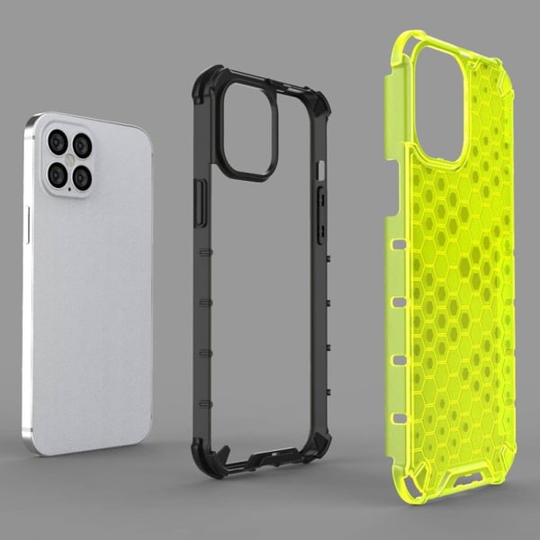 Bofink Honeycomb iPhone 12 Pro Max deksel - Grønn