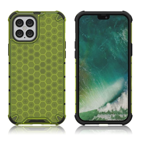 Bofink Honeycomb iPhone 12 Pro Max deksel - Grønn