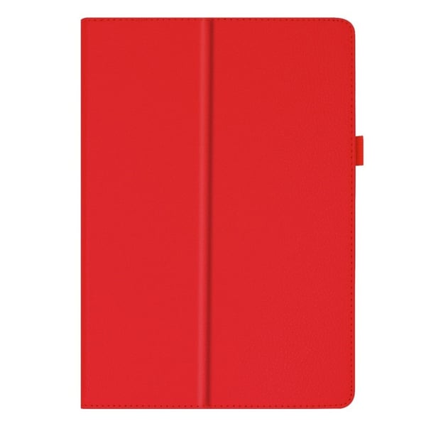 Lenovo Tab E10 Litchi Skinnetui - Rød