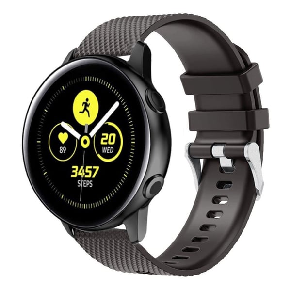 Samsung Galaxy Watch Active silikoneurrem - sort Samsung Galaxy Watch Active silikoneurrem - sort