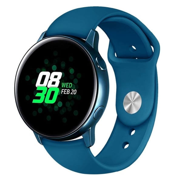 Samsung Galaxy Watch Active 20 mm holdbar urrem - mørkeblå