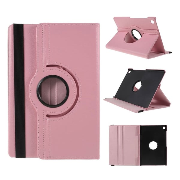 Samsung Galaxy Tab S5E litchi læretui - Pink