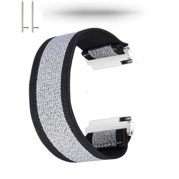 Fargerikt nylonarmbånd for Huawei-klokke - Svart / Grå