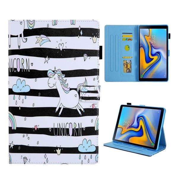 Samsung Galaxy Tab S5E mønster multi-vinkel læretui - Unicorns Samsung Galaxy Tab S5E mønster multi-vinkel læretui - Unicorns