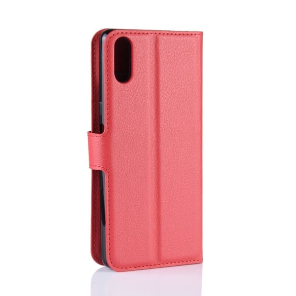 Sony Xperia L3 litchi-nahkakotelo - Punainen