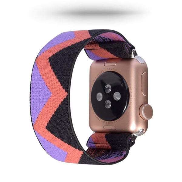 Apple Watch Series 5 / 4 44 mm nylonklokkebånd - Flerfarget