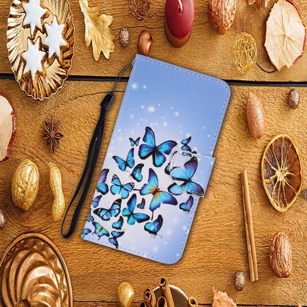Wonderland Samsung Galaxy Note 20 veske - Fargerike sommerfugler