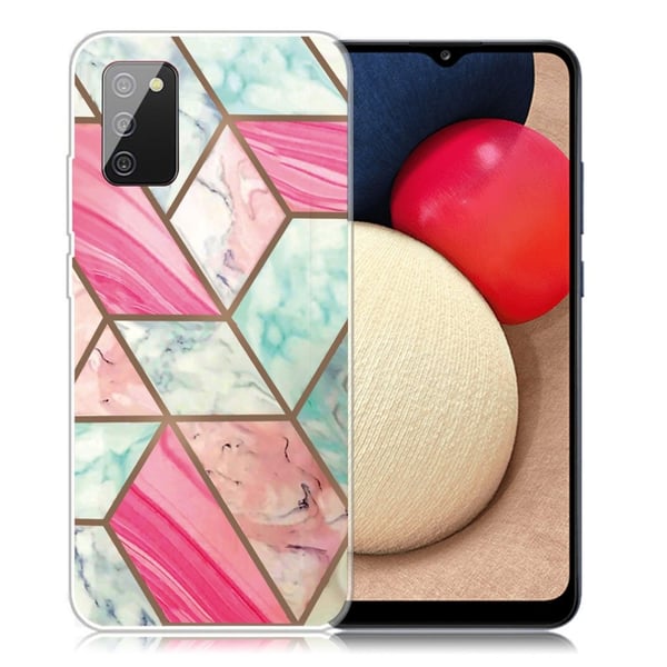 Marble Samsung Galaxy A02s Etui - Fargerik Klinkekule Tile