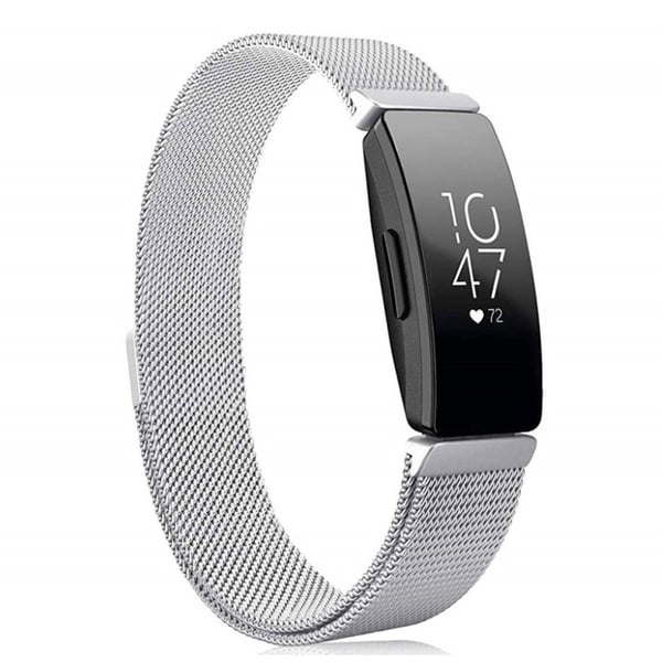 Fitbit Inspire / Inspire Hr Milanese Rustfritt Stål Klokkereim - Sølv