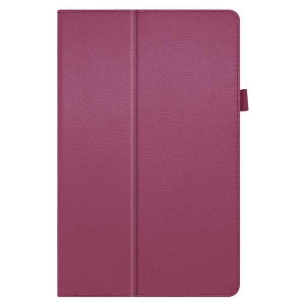 Lenovo Tab M10 FHD Plus Litchi Lær Etui - Lilla