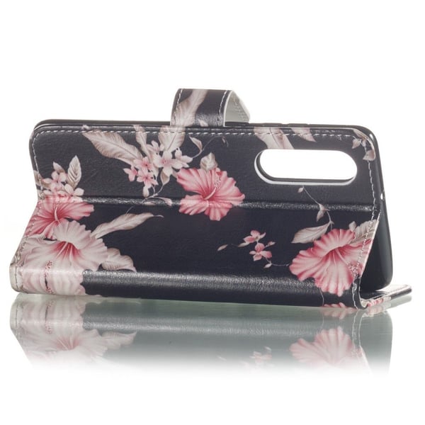 Huawei P30 Skinnetui Med Mønster - Vakre Blomster
