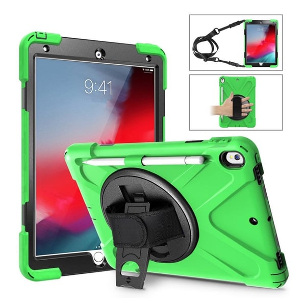 iPad Air (2019) 360 X-shape combo fodral - Grön iPad Air (2019) 360 X-shape combo fodral - Grön