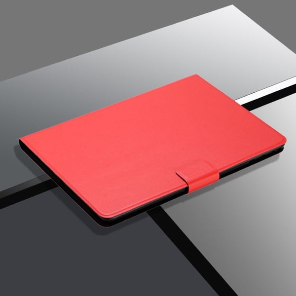 iPad Air (2019) / Air enkelt flip-etui i skinn - Rød