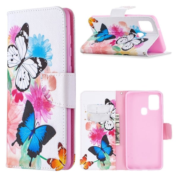 Wonderland Samsung Galaxy A21s flip kuoret - Eloisat Perhoset