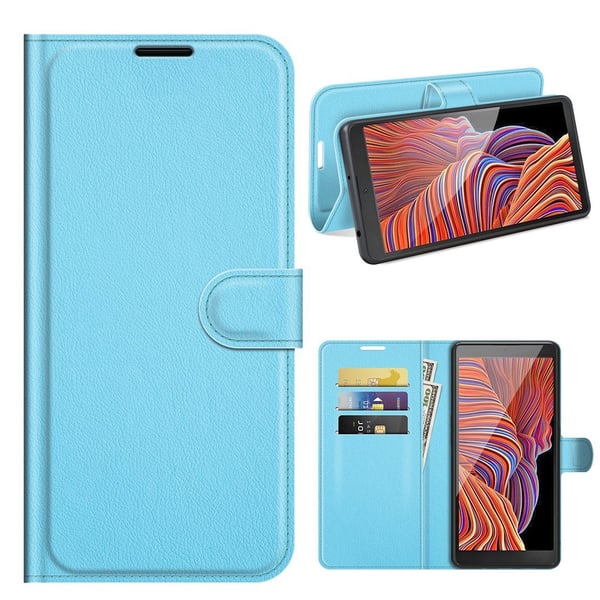 Classic Samsung Galaxy Xcover 5 Flippetui - Blå