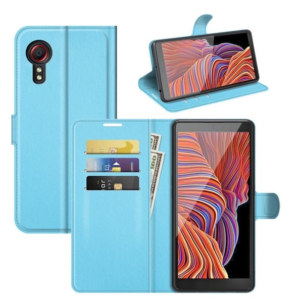 Classic Samsung Galaxy Xcover 5 Flippetui - Blå