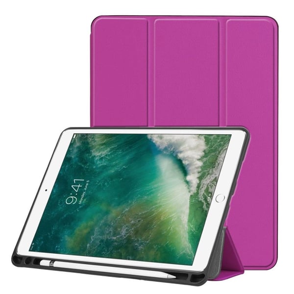 iPad Air (2019) treviks läderfodral - Ljuslilla iPad Air (2019) treviks läderfodral - Ljuslilla