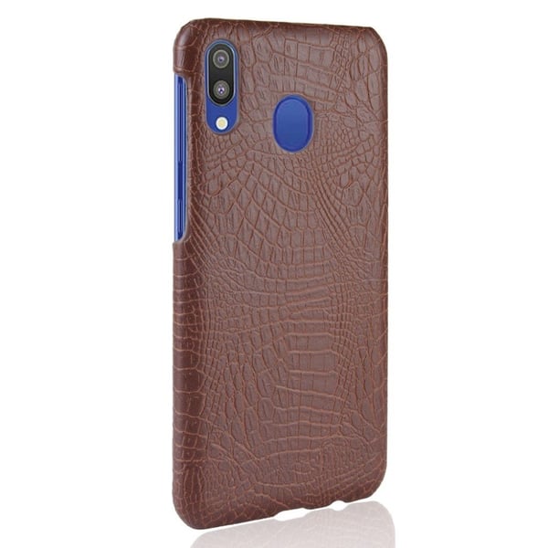 Samsung Galaxy A40 krokotiili päällystetty tapauksessa - Ruskea