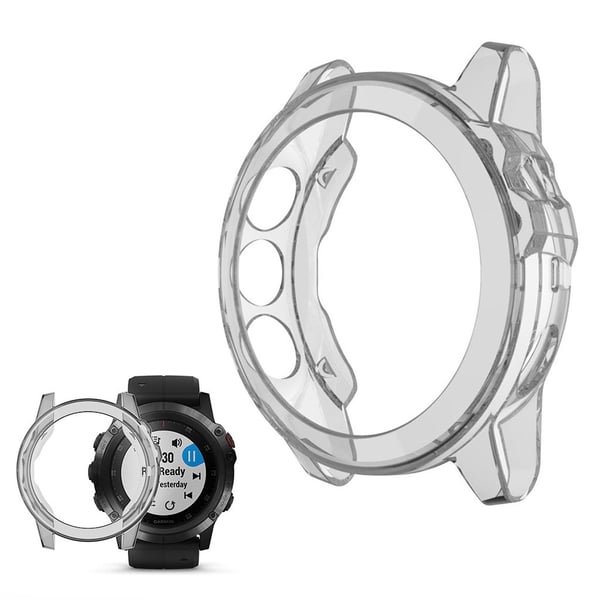 Garmin Fenix 5 stilig gjennomsiktig etui - Gjennomsiktig