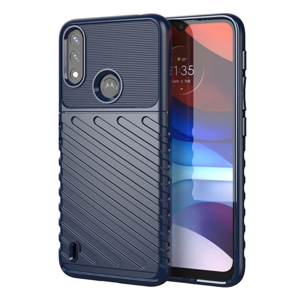 Thunder Motorola Moto E7 Power Etui - Blå