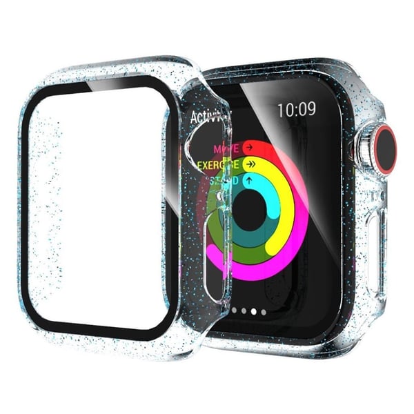 Apple Watch Series 3/2/1 38 mm glitterramme - Innsjøblå