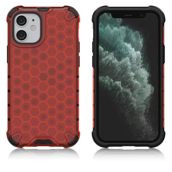 Bofink Honeycomb iPhone 12 Mini kotelot - Punainen