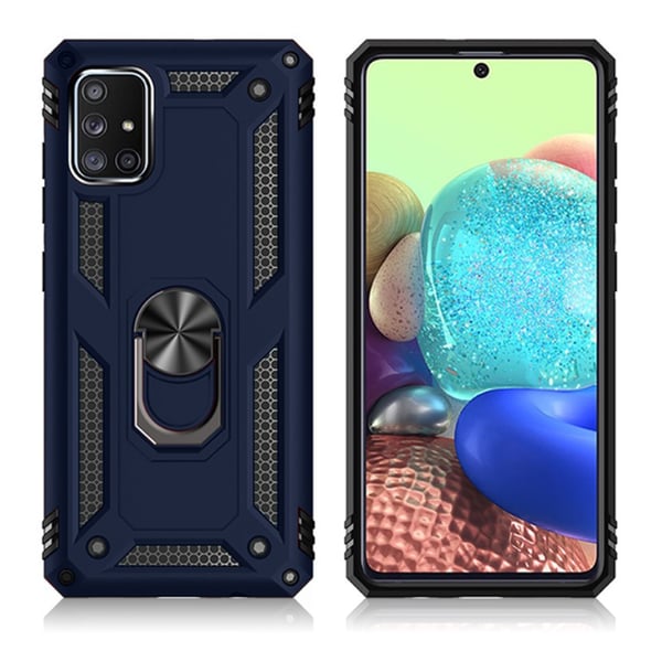 Bofink Combat Samsung Galaxy A71 5G deksel - Mørke blå