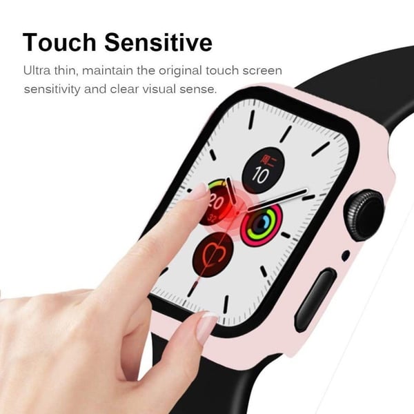 Apple Watch Series 5 / 4 40 mm slitesterk matt ramme - Rosa