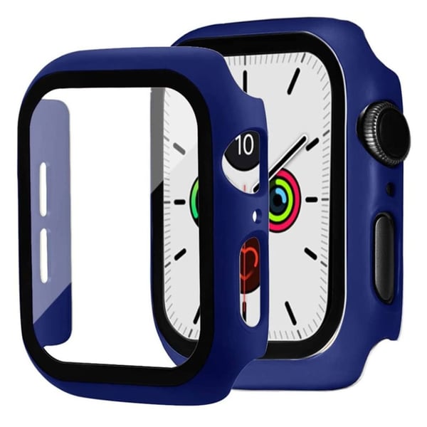Apple Watch Series 5 / 4 40 mm slitesterk matt ramme - Mørkeblå