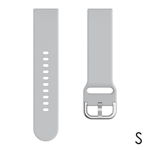 Haylou SmartWatch komfortarmbånd i silikon - Grå Størrelse: S