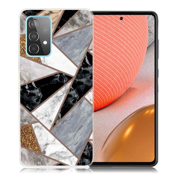 Marble Samsung Galaxy A72 5G Etui - Fragment Of Klinkekule Colors