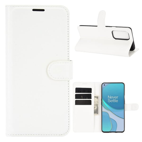 Classic OnePlus 9 Flippetui - Hvit Classic OnePlus 9 Flippetui - Hvit