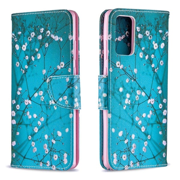 Wonderland Samsung Galaxy Note 20 Flippetui - Livlig Blomst