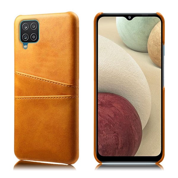 Dual Card Etui Samsung Galaxy A12 5G - Oransje