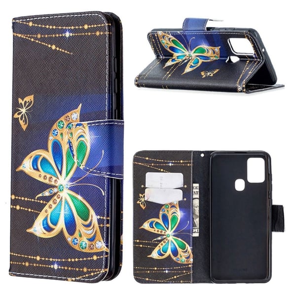 Wonderland Samsung Galaxy A21s veske - Levende sommerfugl