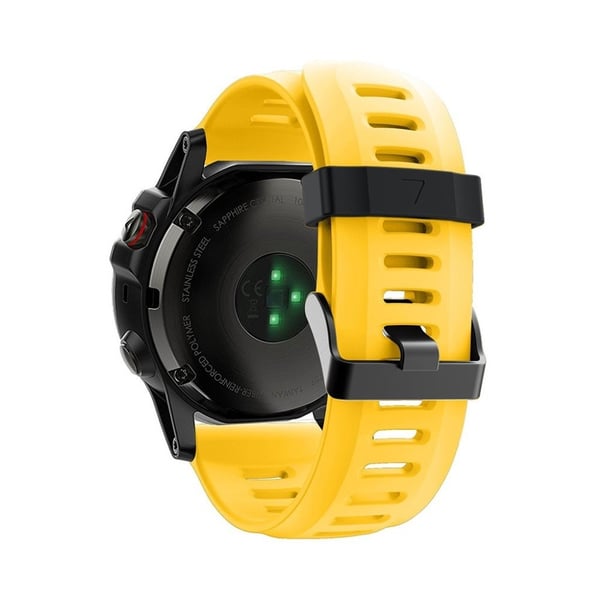 Garmin Fenix ​​5X / Fenix ​​3 silikon watchband - Gul