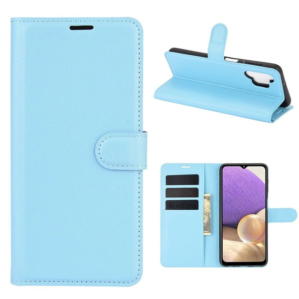 Classic Samsung Galaxy A32 5G Flippetui - Blå Classic Samsung Galaxy A32 5G Flippetui - Blå