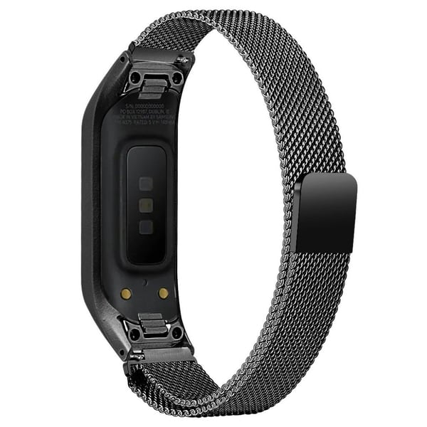 Samsung Galaxy Fit e milanese rustfrit stål Urrem - Sort