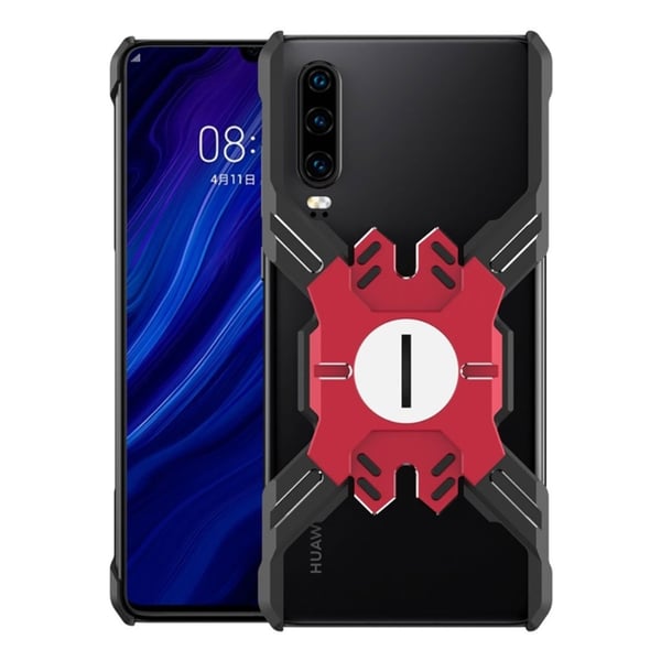 Heroes Huawei P30 X-Shape puskurikotelo - Punainen / Musta