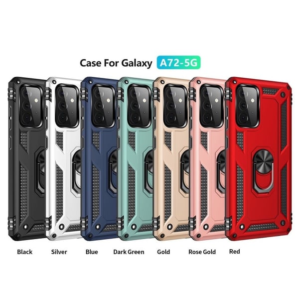 Bofink Combat Samsung Galaxy A72 5G Etui - Sølv