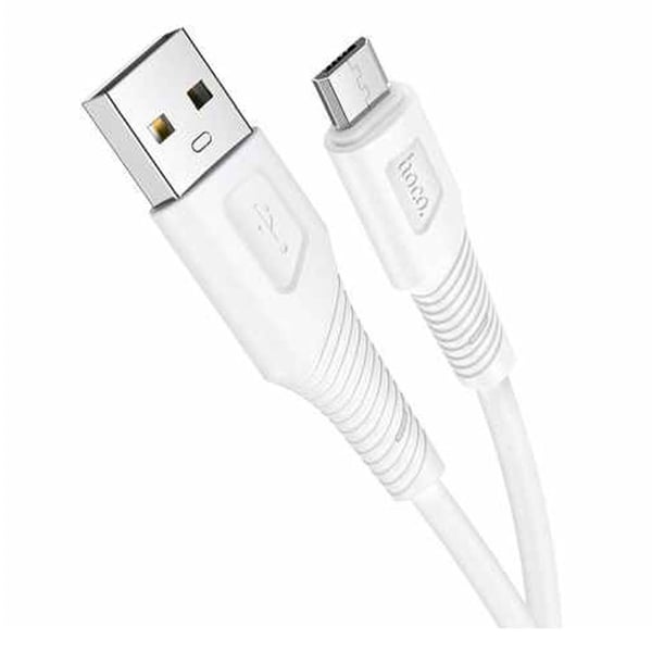 HOCO X58 Airy silikoneopladning datakabel til Micro - Hvid