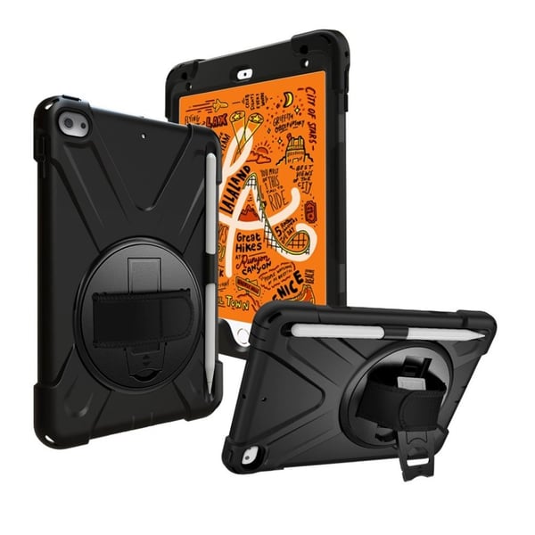 iPad Mini (2019) X-Shape 360-graders deksel - Svart iPad Mini (2019) X-Shape 360-graders deksel - Svart