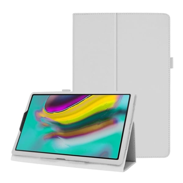 Samsung Galaxy Tab A 10.1 (2019) litchi læretui - hvit