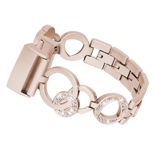 Fitbit Charge 3 Rhinestone Rustfritt Stål Klokkereim - Gull