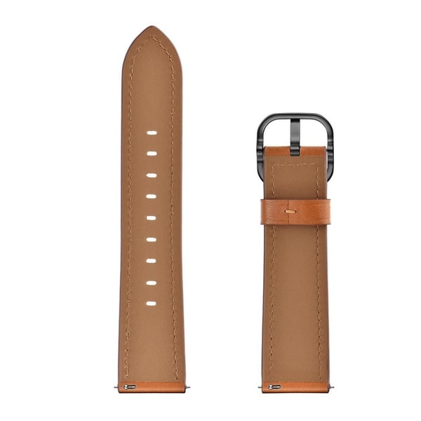 Amazfit / Stratos 2 / 2s kuskinn skinnklokkearmbånd - Brun