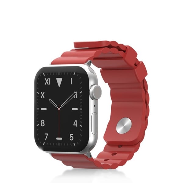 Apple Watch Series 5 / 4 40 mm kult silikonarmbånd - Rød