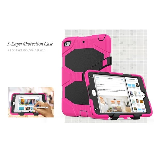 iPad Mini (2019) silikon combo deksel - Rose