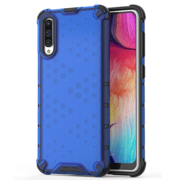 Bofink Honeycomb Samsung Galaxy A50 kuoret - Sininen