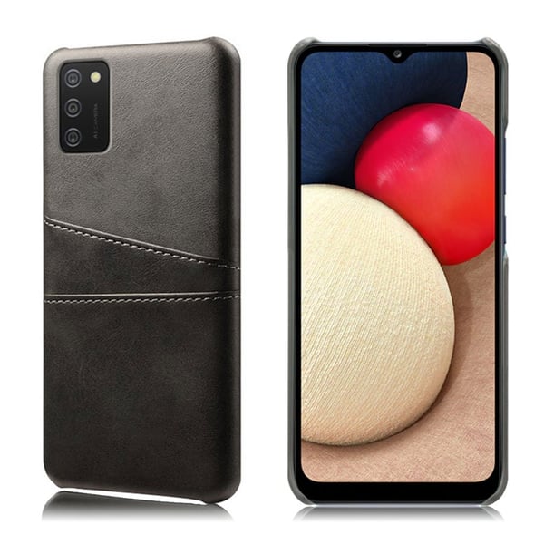 Dual Card Etui Samsung Galaxy A02s - Svart