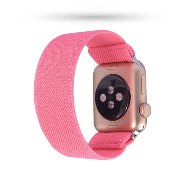 Apple Watch Series 5 40 mm ensfarget nylonarmbånd - Vannmelonsrødt